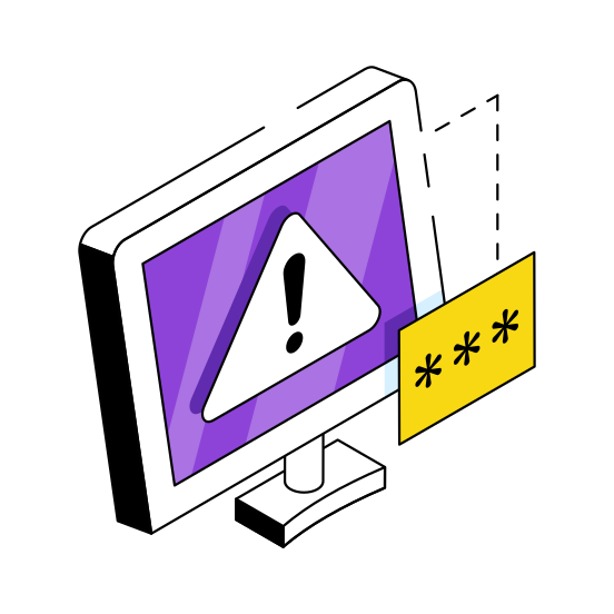 System Error, System Alert, Warning, Caution, Exclamation illustration