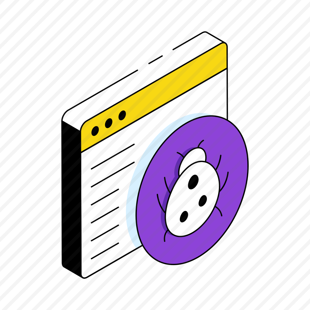 Web Bug, Web Malware, Infected Website, Infected Webpage, Web Virus  preview