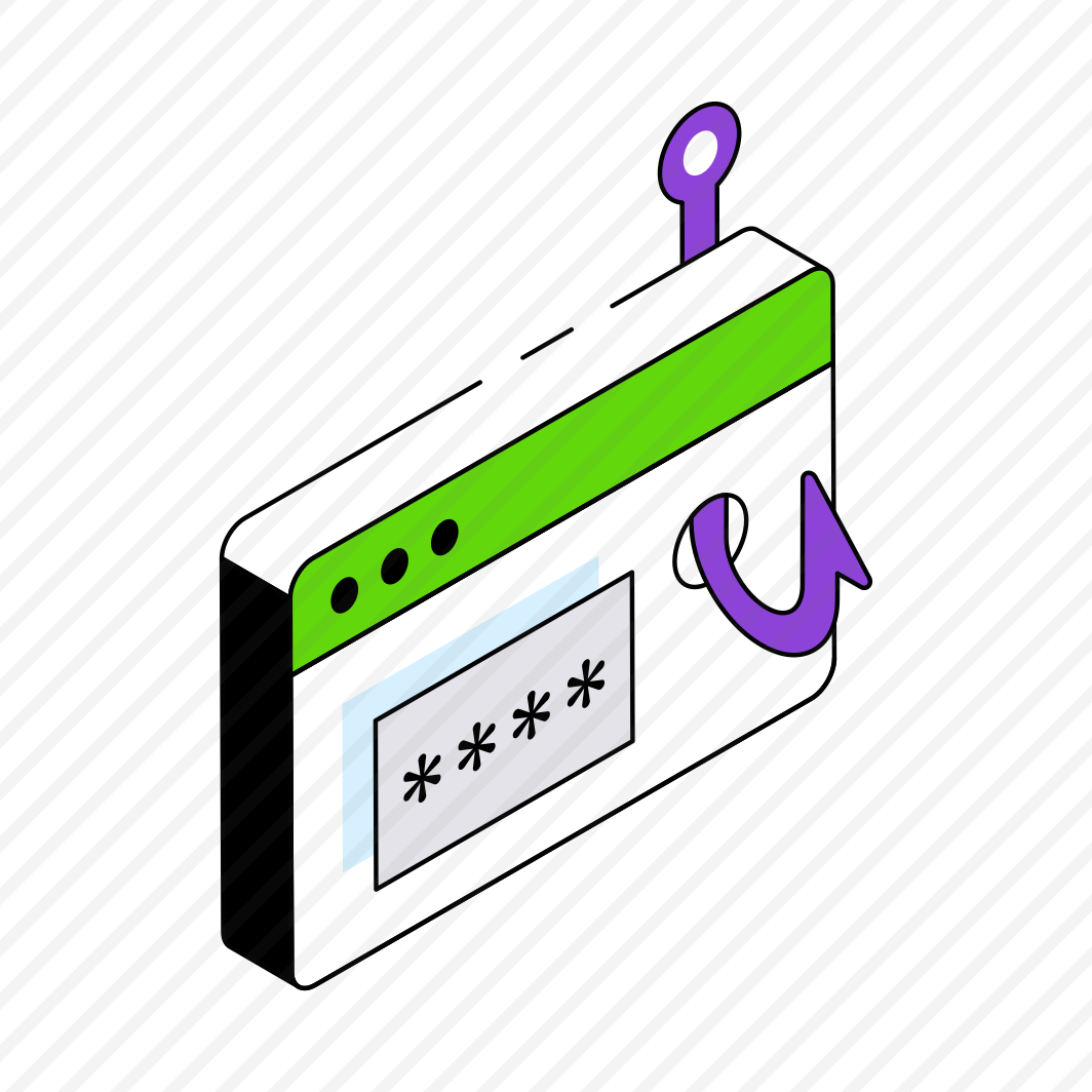 Web Password Phishing, Password Hacking, Cybercrime, Passcode Hacking, Cyberattack preview