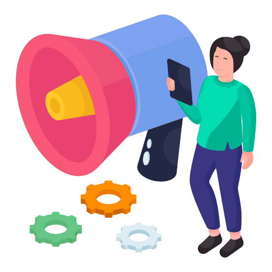 Marketing Manager, Director, Executive, Supervisor, Administrator, illustration
