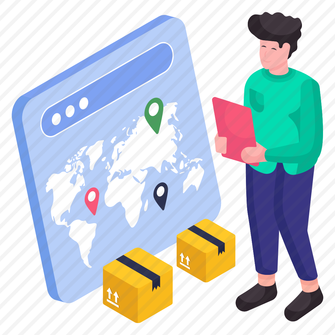 Parcel Location, Package Tracking, Logistic Delivery, Shipment Tracking, Delivery Location  preview
