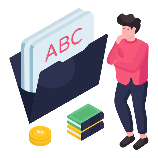 Education Folder, Document, Doc, Archive, Binder illustration