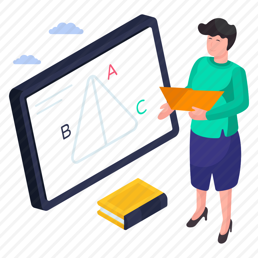 Online Lecture, Online Presentation, Video Lecture, Online Math Class, Online Education preview
