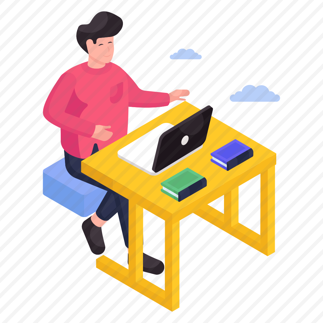 Online Student, Online Pupil, Online Learner, Laptop User, Tutee preview