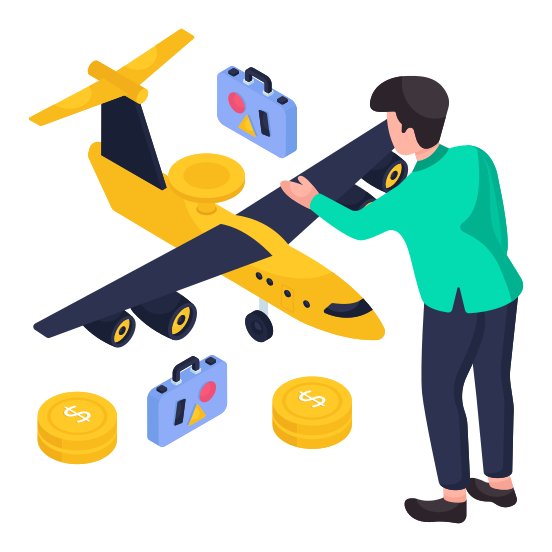 Airplane, Aeroplane, Airline, Flight, Plane illustration