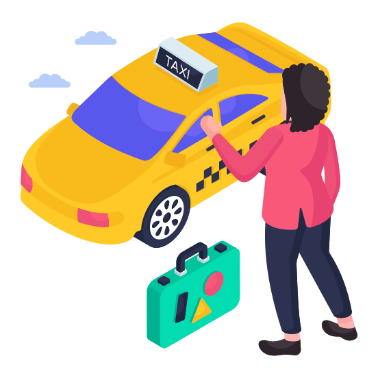 Car, Taxi, Vehicle, Automobile, Automotive, illustration