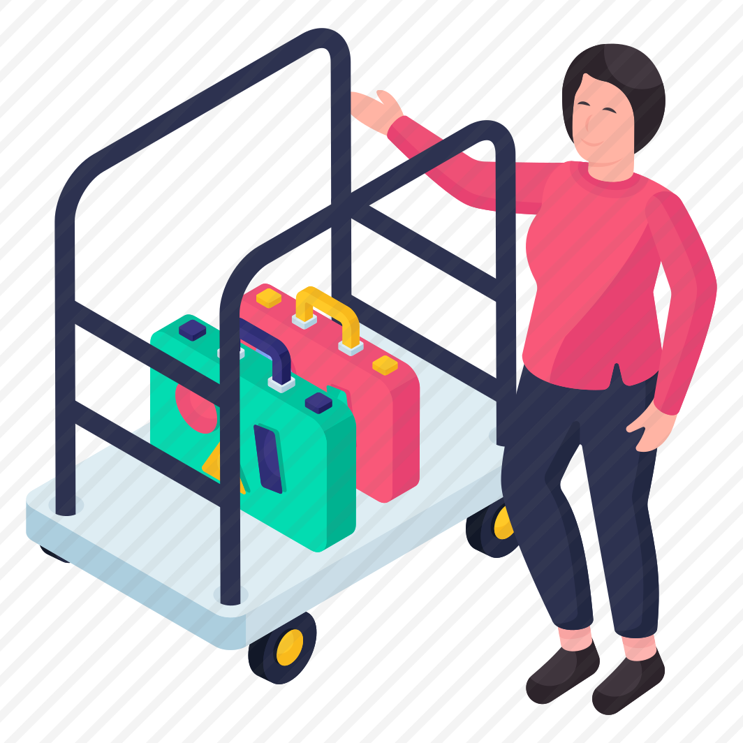 Hotel Trolley, Trolley Bags, Handcart, Pushcart, Luggage Cart preview
