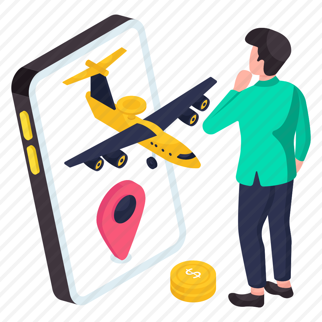 Mobile Flight Location, Online Flight, Air Travel, Flight Direction, Flight Gps, preview