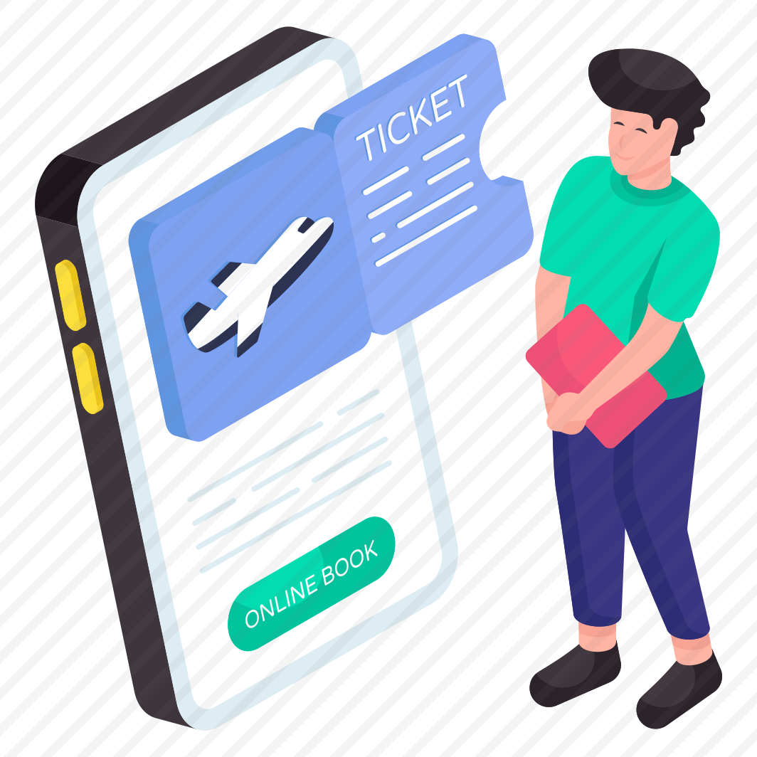 Mobile Ticket Booking, Raffle, Voucher, Permit Pass, Travel Pass,  preview