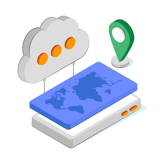 Cloud Location, Cloud Direction, Cloud Gps, Navigation, Geolocation,  illustration