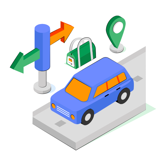 Vehicle Location, Car Direction, Gps, Navigation, Automobile Location  illustration