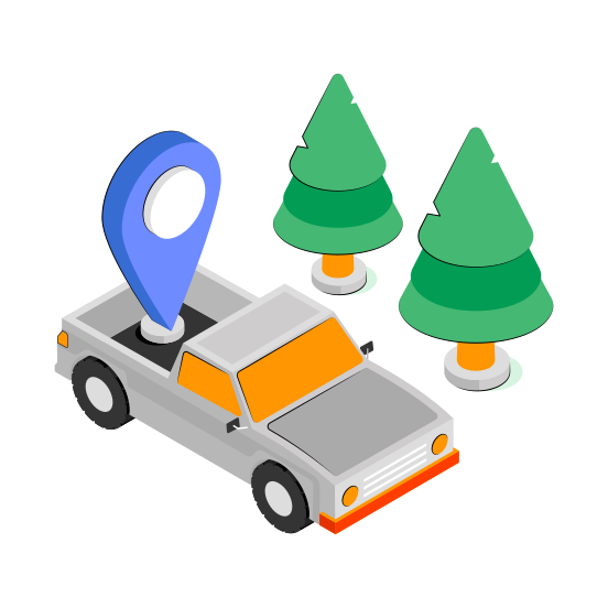 Vehicle Location, Vehicle Direction, Gps, Navigation, Automobile Location  illustration