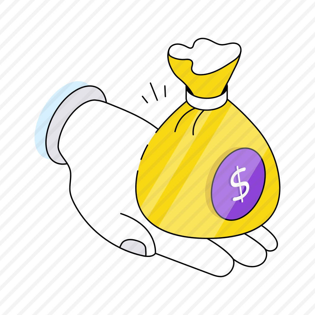 Giving Money, Giving Cash, Giving Economy, Giving Finance, Money Bag preview