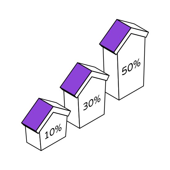 Home Discount, House Discount, Property Discount, Estate Discount, Building Discount, illustration