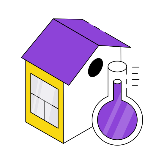 Home Lab, House Lab, Homestead, Residence, Accommodation  illustration