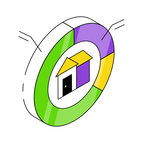 Property Analytics, Property Infographic, Property Statistics, Estate Analytics, Estate Infographic, illustration