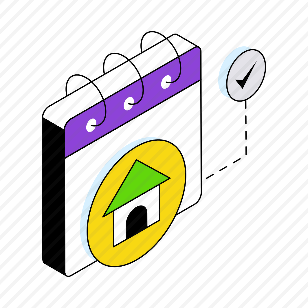 Property Schedule, Real Estate Schedule, Planner, Almanac, Calendar,  preview