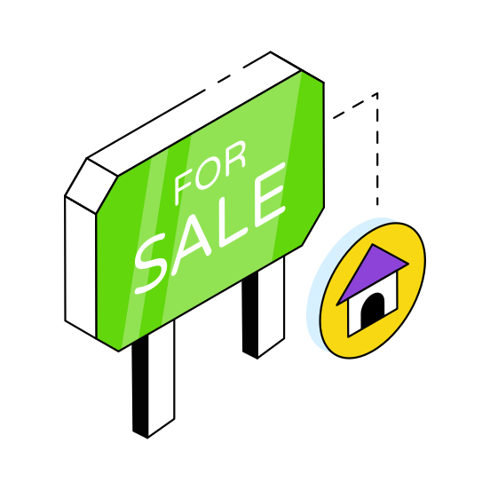 Sale Board, Roadboard, Signboard, Guideboard, Fingerboard,  illustration