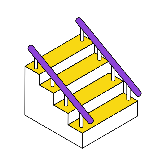 Stairs, Staircase, Stairway, Ladder, Steps illustration