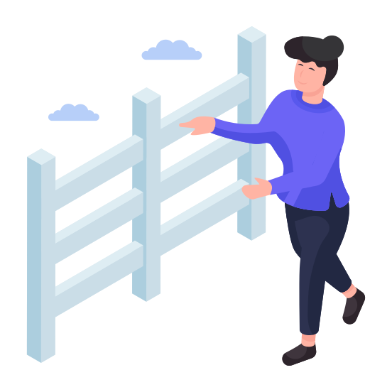 Fence, Picket, Barrier, Barricade, Hurdle, Blockade illustration