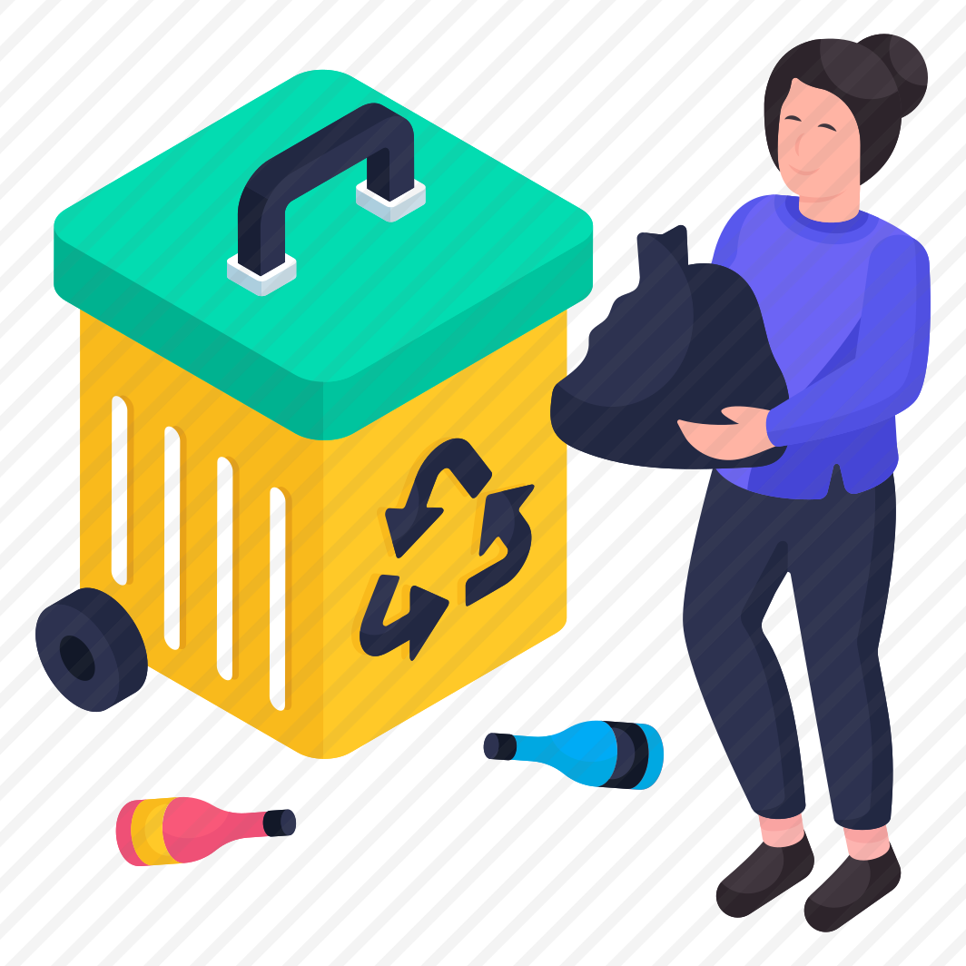 Recycle Bin, Wastebin, Dustbin, Garbage Can, Trash Bin preview
