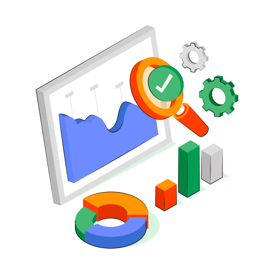 Business Chart, Business Graph, Data Analysis, Infographic, Statistics,  illustration