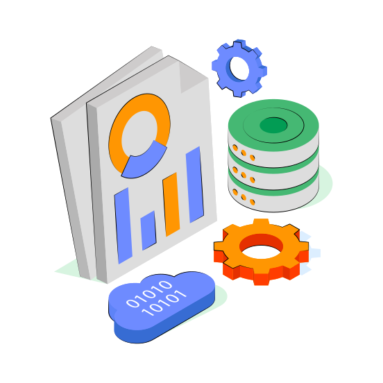 Business Report, Business Graph, Statistics, Infographic, Data Analytics  illustration