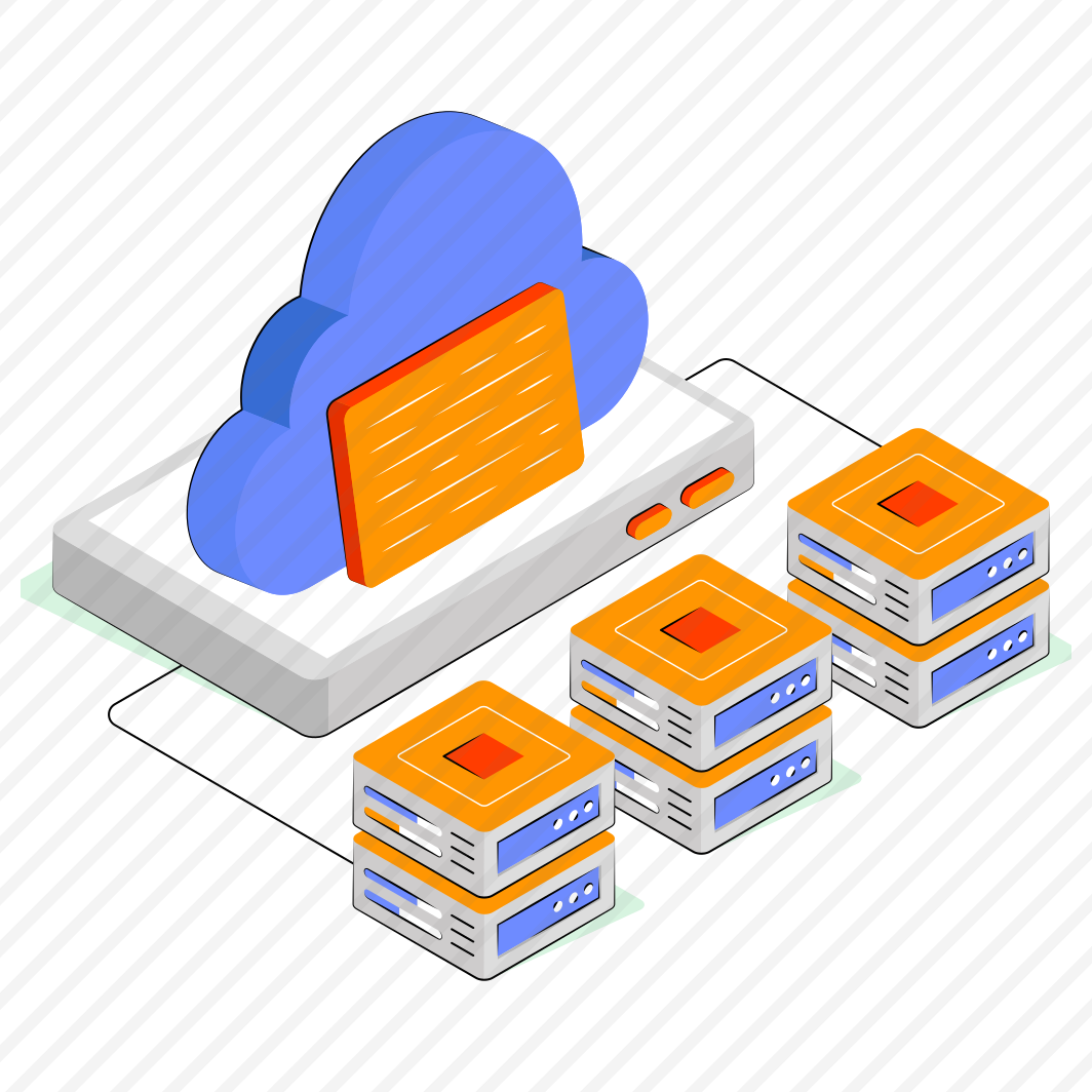 Cloud Server, Dataserver, Database, Cloud Technology, Cloud Hosting  preview