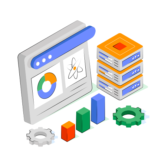 Data Analytics, Online Infographic, Web Statistics, Business Chart, Online Graph  illustration