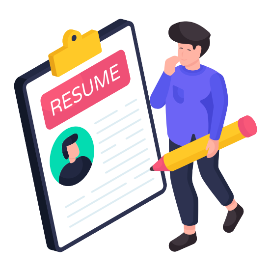 Cv, Resume Writing, Curriculum Vitae, Job Application, Biodata illustration