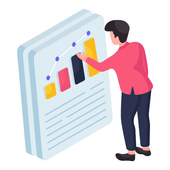 Data Report, Data Analytics, Infographic, Statistics, Business Data, illustration