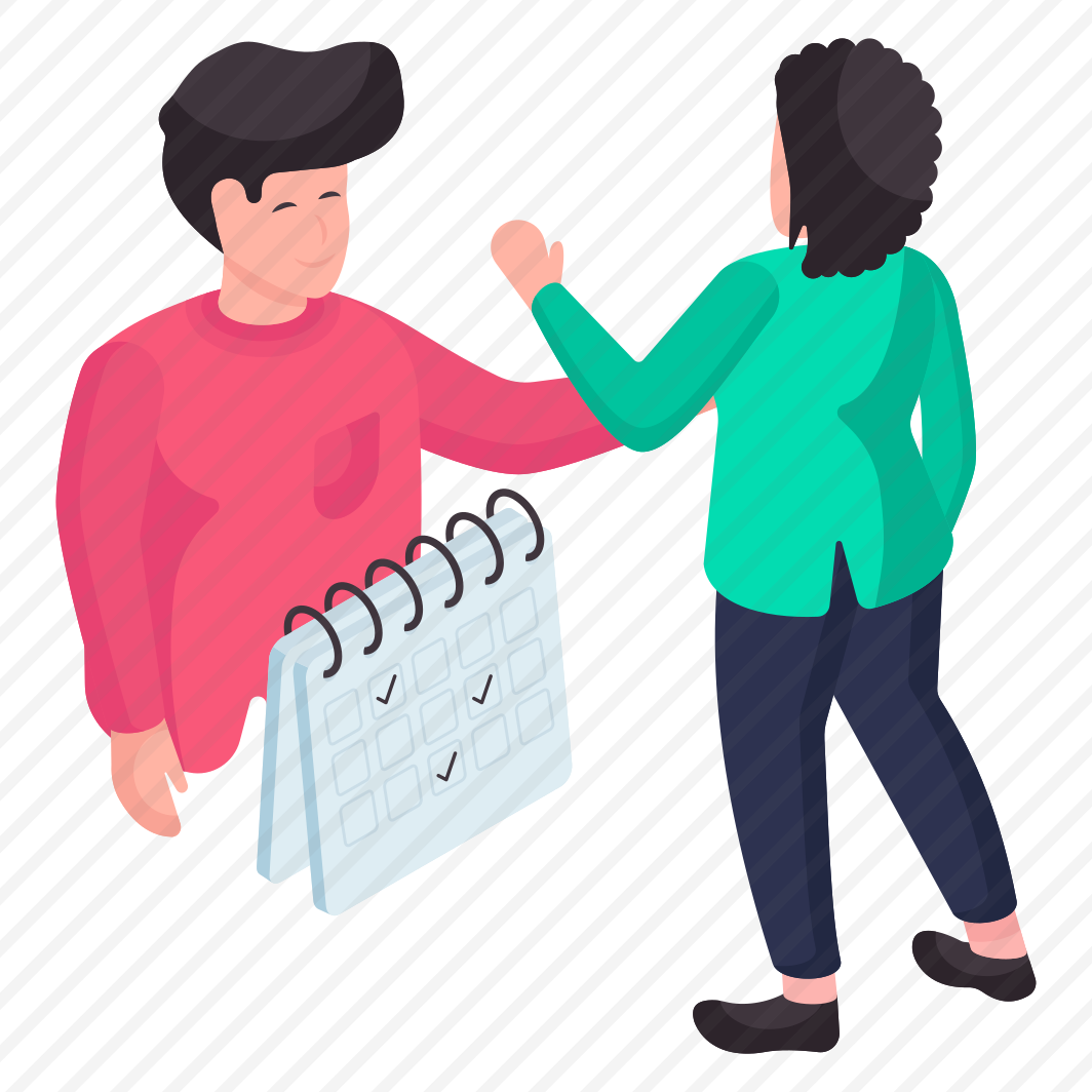 Daybook, Interview Schedule, Planner, Reminder, Calendar preview