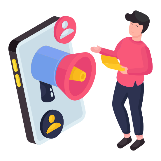 Job Promotion, Job Announcement, Job Publicity, Job Campaign, Job Marketing illustration