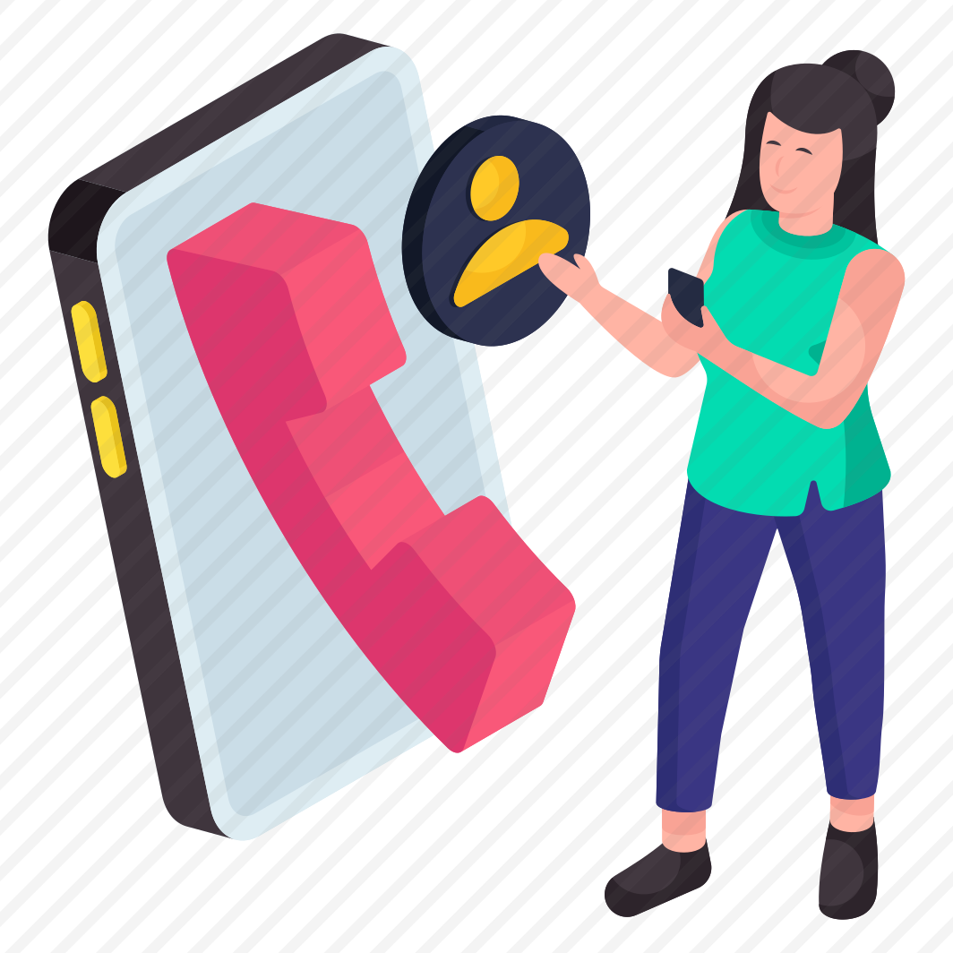 Mobile Call, Phone Call, Online Call, Telecommunication, Teleconversation preview