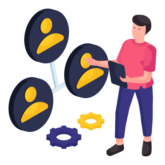 Team Management, Group, Employee Management, Team Development, Team Leader, illustration