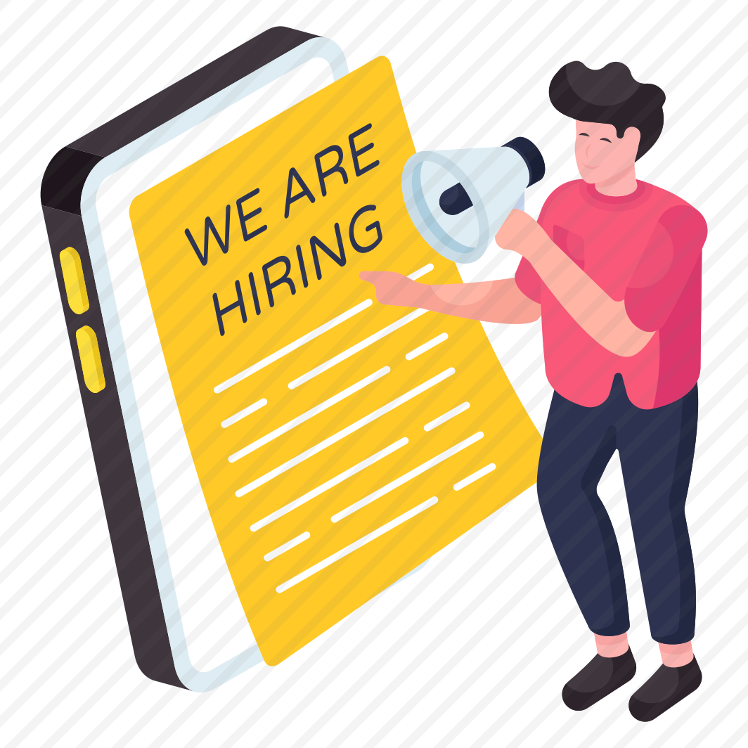 We Are Hiring, Human Resources, Online Hiring, Hiring Department, Digital Hiring  preview