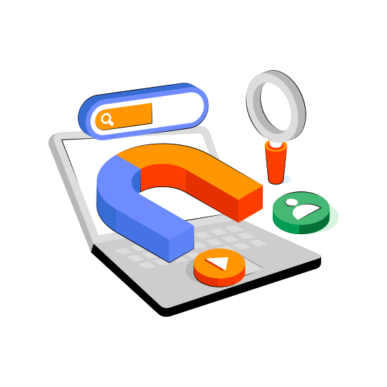 Attract Customer, Attract Consumer, Appeal Customer, Appeal Consumer, Customer Retention  illustration