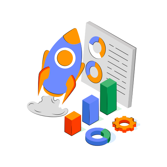 Business Startup, Business Launch, Business Initiation, Business Commencement, Business Mission  illustration