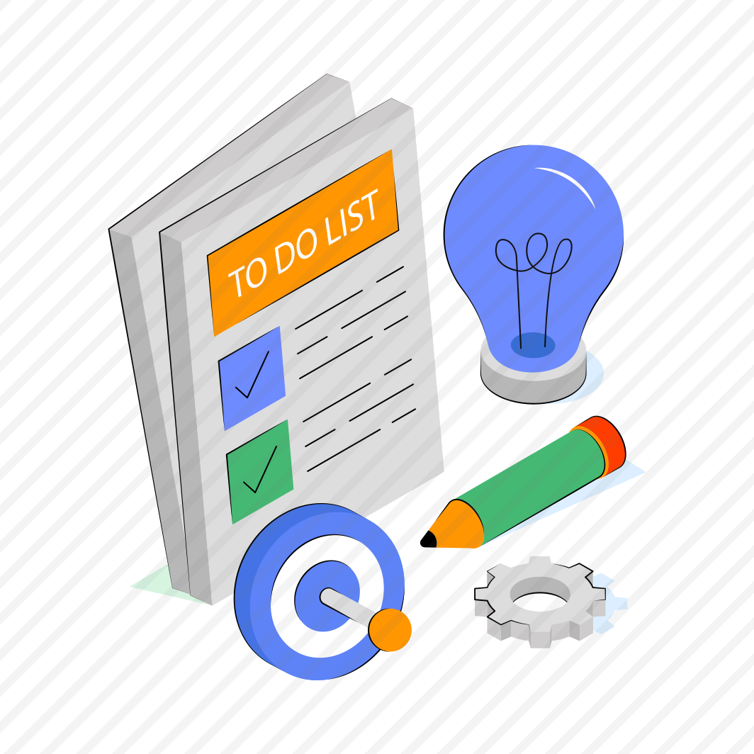 Checklist, Writing List, Todo, Worksheet, Agenda preview