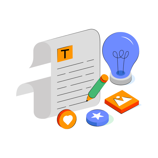 Creative Writing, Article Writing, Paper Writing, Copywriting,  Blog Writing  illustration