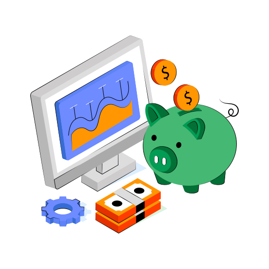 Data Analytics, Infographic, Statistics, Financial Chart, Financial Graph  illustration