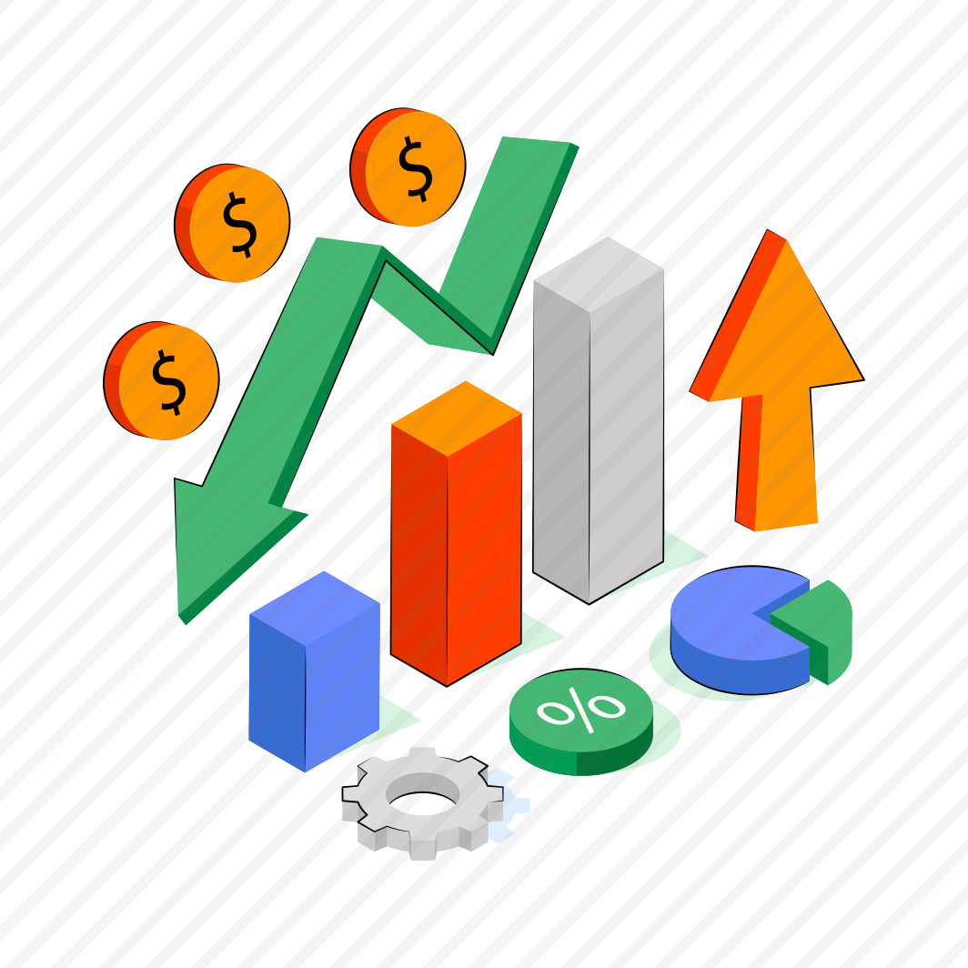 Data Analytics, Infographic, Statistics, Financial Loss, Financial Recession  preview
