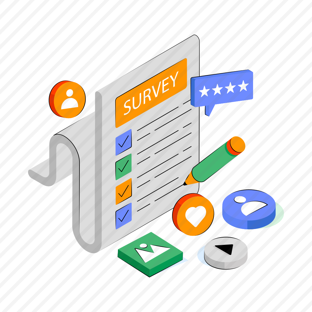 Survey List, Customer Review, Customer Ratings, Feedback Form, Customer Response preview