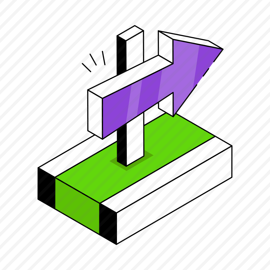 Direction Board, Forward Roadboard, Signboard, Info Board, Guideboard  preview