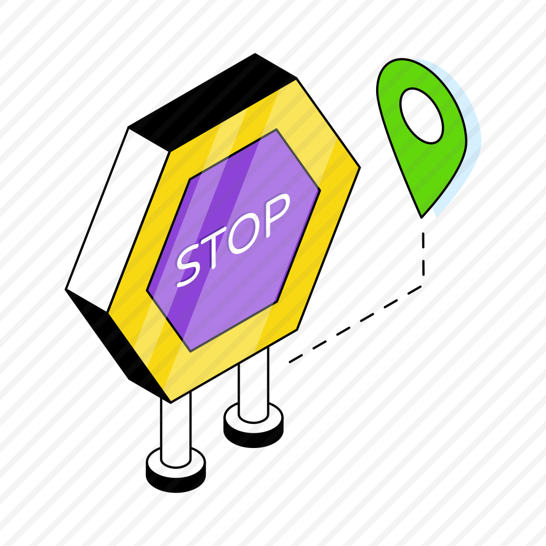Direction Board, Stop Board Location, Signboard, Info Board, Guideboard  preview