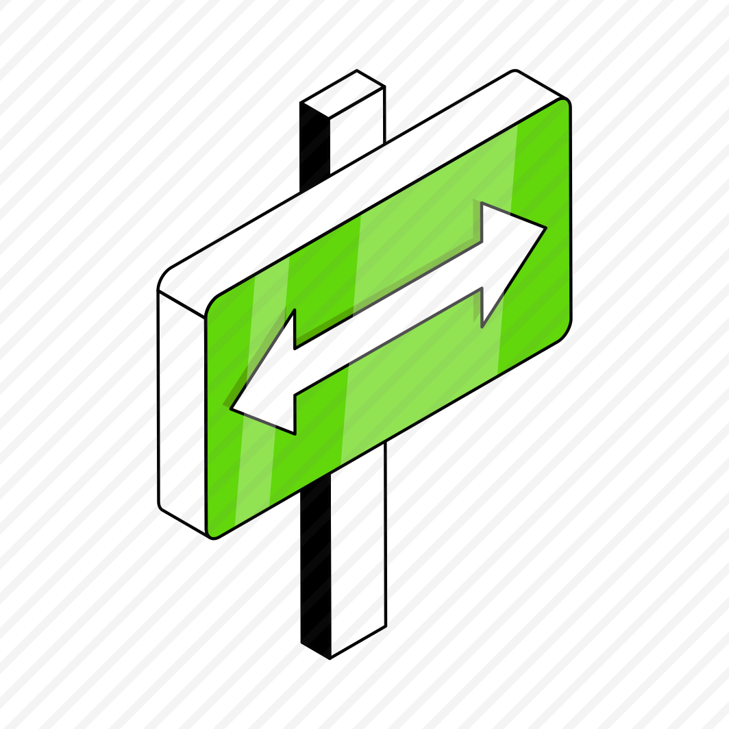 Doublehead Arrow Board, Roadboard, Signboard, Info Board, Direction Board,  preview