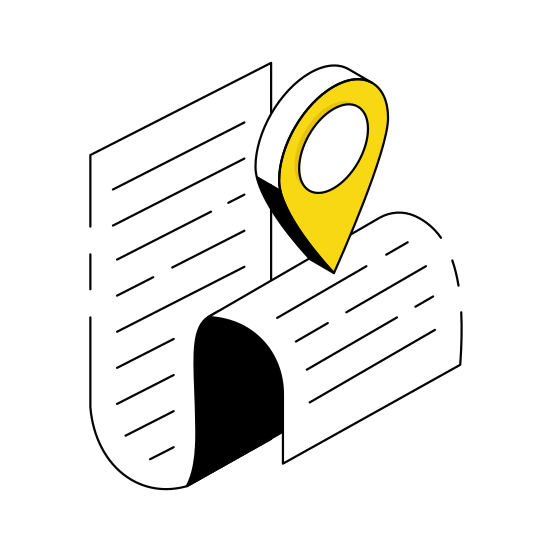 File Location, Document Location, Document Direction, Gps, Navigation,  illustration