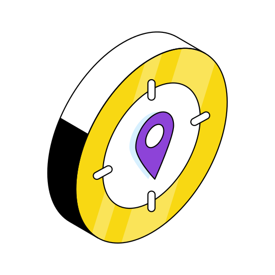 Location Target, Location Aim, Direction Target, Location Goal, Gps Target, Navigation  illustration