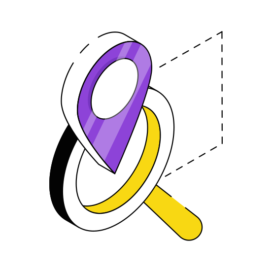 Search Location, Search Direction, Location Exploration, Geolocation, Gps  illustration