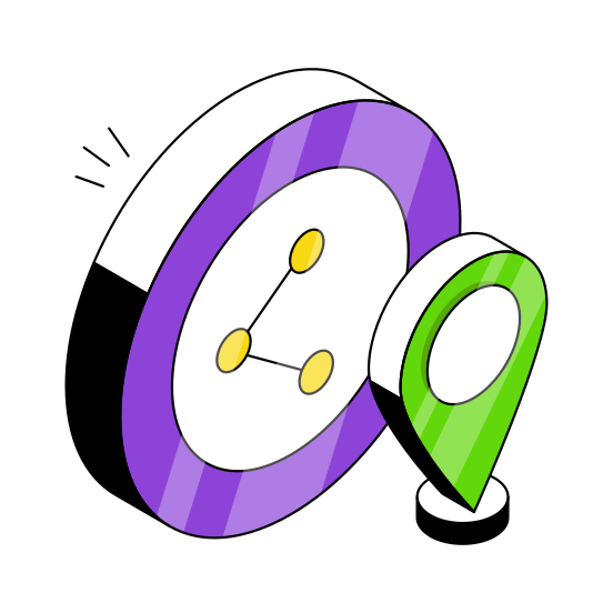 Share Location, Direction, Gps, Navigation, Geolocation illustration